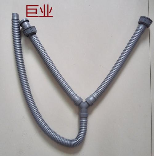 廠家生產銷售雙槽下水管菜盆拖把池洗衣池出水管45mm螺母