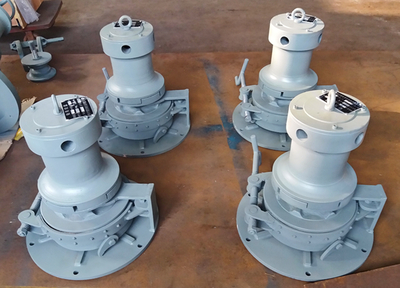 云南江蘇捷勝錨機成功交付肆臺&Phi;16mm人力起錨絞盤